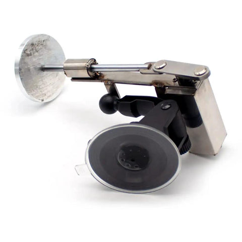 Beefy Mini Telescopic Linear Actuator with 60mm Aluminum Plate and 39mm Stroke 12V Motor showing stainless steel mechanism