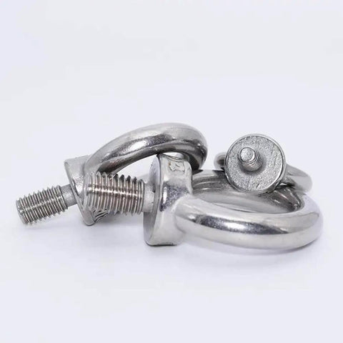 M6 Heavy Duty Lifting Eye Bolt Workhorse For Industrial Rigging In 304 Stainless Steel Shoulder Ring Eyebolt, Thread 11mm, Pack Of 10