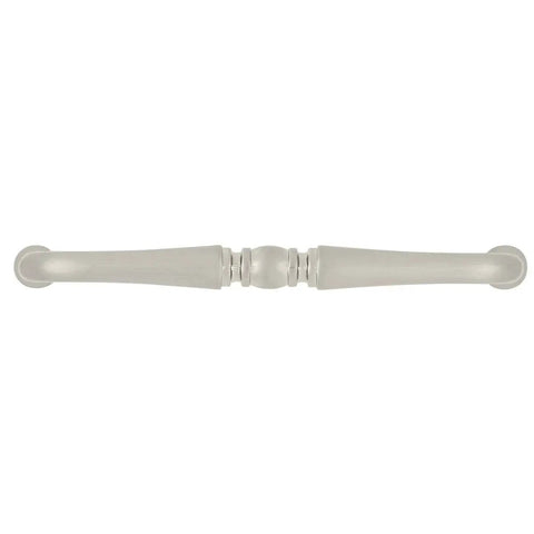 Luxurious Satin Nickel Williamsburg Cabinet Pull Four Inch Center To Center Solid Core Bar Handle for kitchen and dresser