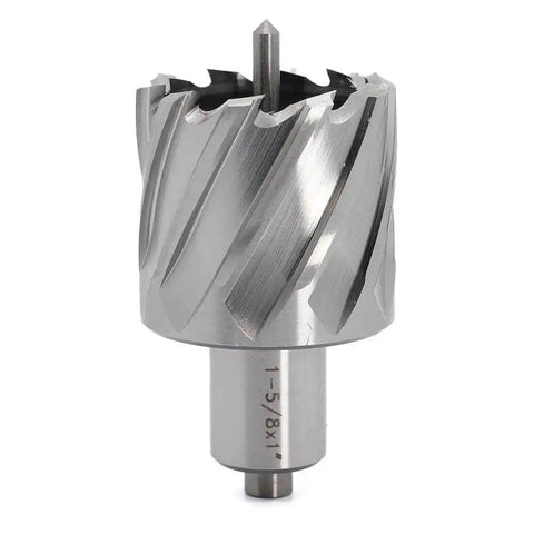 Front view of Annular Cutter For Magnetic Drill Press Oscarbide One And Five Eighths Inch Cutting Diameter One Inch Depth Of Cut