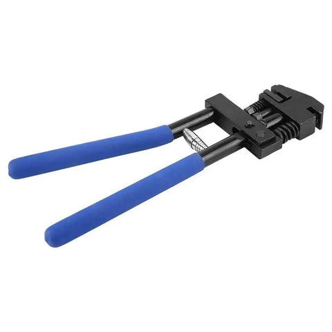 5Mm Hole Punch And Panel Flanging Plier For Sheet Metal Repair, handheld welding tool with blue handles and metal head