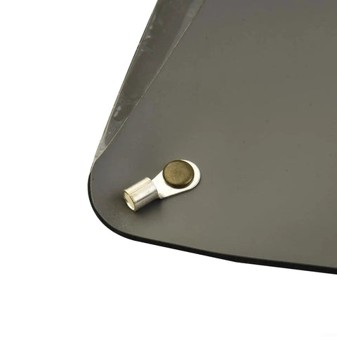 Corner detail of Anti Static ESD Grounding Mat Kit with ground wire, black, 27.6 x 19.7 inches, pro grade ESD mat.