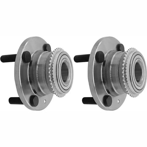 Rear Wheel Bearing And Hub Assembly 2 Pack For Lancer 2002 2003 2004 2005 Replacement MR493619, displayed side by side