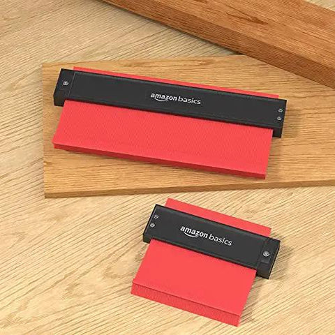 Contour Gauge Set Of 2 5 Inch And 10 Inch Profile Tools For Shape Duplicating In Woodworking Flooring And Molding With Measuring Scale