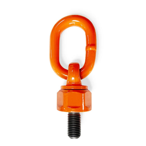 M12x19 Metric Thread Universal Swivel Hoist Ring With 360 Degree Rotation Made From Alloy Steel Tensile Strength Over 1080 MPa Maximum Load 0.7 Tons