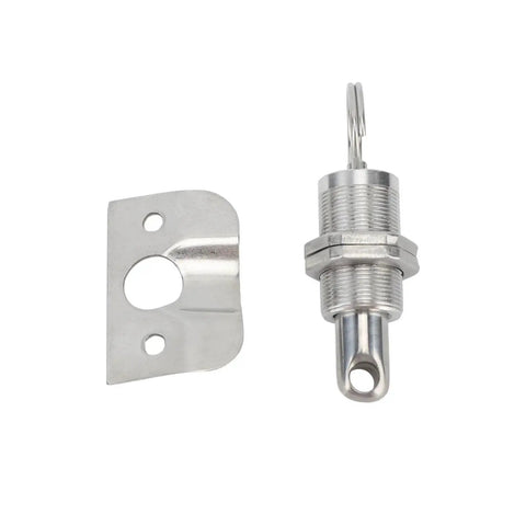 58.5mm stainless steel marine-grade latch lock with mounting plate for ship hatch