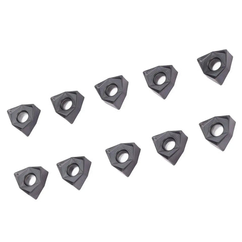 10Pcs Black Coated Carbide Turning Inserts For CNC Lathe And Milling Tools Indexable Cutting Inserts For Steel Wood And Metal Machining Pro Grade