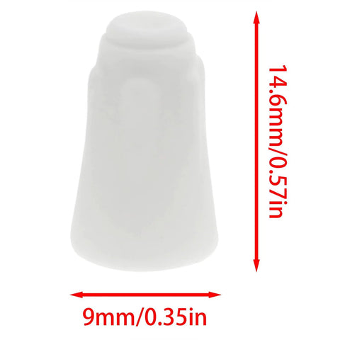 Yocimango white ceramic wire nut connector, 24-pack, 18-8 AWG high-temperature porcelain twist cap