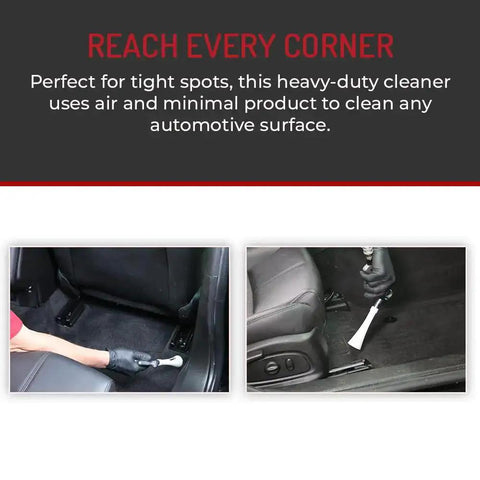 Vortex II Air Cleaning Gun for Auto Detailing, Deep Clean Car Interiors and Exteriors used in car interior cleaning