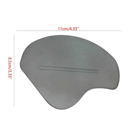 Metal Hinge Replacement for MX Ergo Wireless Trackball Repair Part with precise dimensions shown