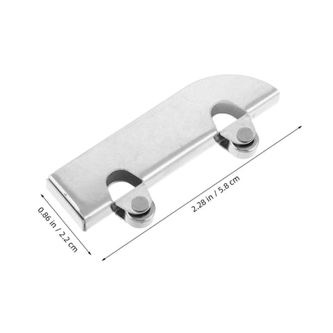 Heavy Duty Stainless Steel Sliding Door Bottom Wheel Set 4 Piece Track Rollers For Quiet Smooth Sliding Durable Door Pulley System Easy Installation And Long Lasting Performance - side view showing roller dimensions.