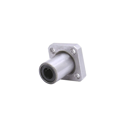 FKG LMK8UU square flange linear bearing with four mounting holes, 8x15x24mm, silver metal