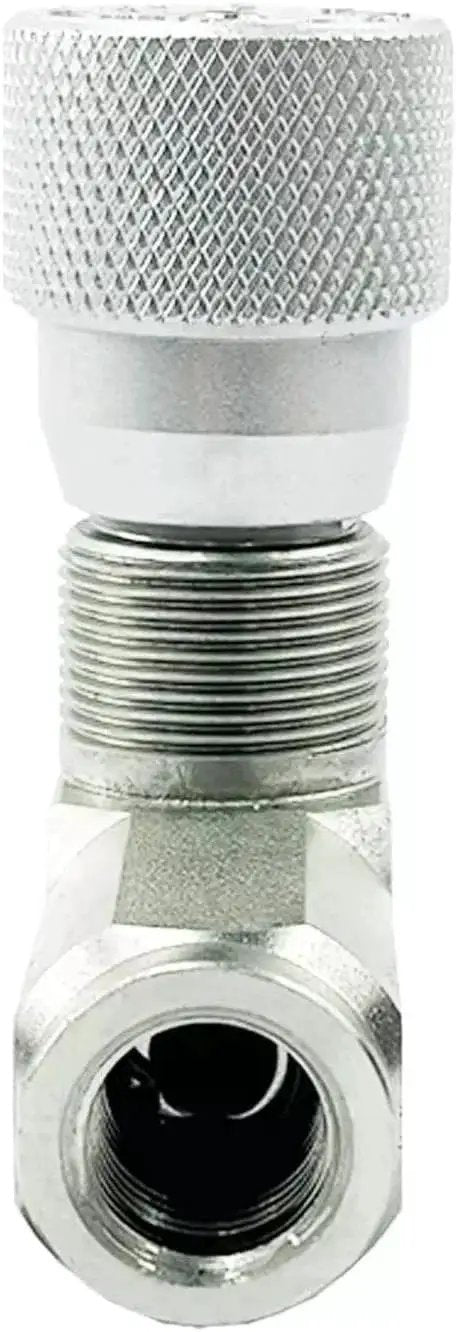 Heavy Duty High Pressure Hydraulic Flow Control Needle Valve One Quarter Inch NPT Female To Female Throttle Check Valve 5800 PSI
