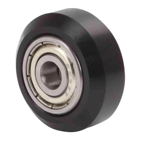 Close-up of a single wheel from the Ender 3 3D Printer Wheel Kit With POM Wheels And 625zz Bearings showing its durable design