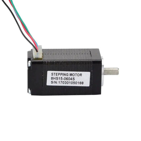Side view of Micro Stepper Motor Nema 8 Bipolar 0.6A Four Wire For DIY Makers With 1.8 Degree Step Angle And 200 Steps Per Revolution.