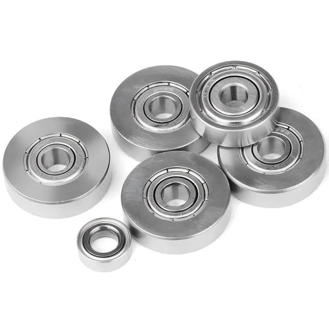 Wolfride Rabbet router bit bearings, metal replacement bearings; inner 3/16 in, outer 3/8 to 1-1/8 in, Amazon Tools