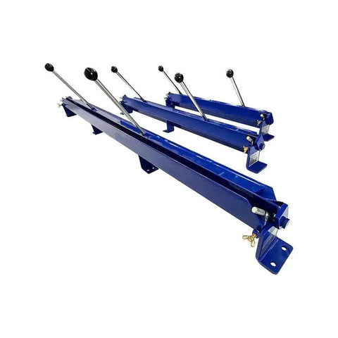 36-Inch Sheet Metal Brake Bender for 20-Gauge Steel and 14-Gauge Aluminum with quick-action clamp and handles.