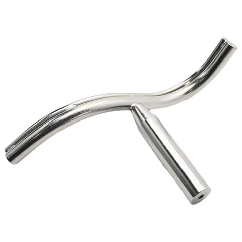 Curved Lathe Tool Rest For Woodworking Fits 1 Inch Post And 25mm Post, 11.8 Inch Span And 5.11 Inch Height, Stainless Steel Durability