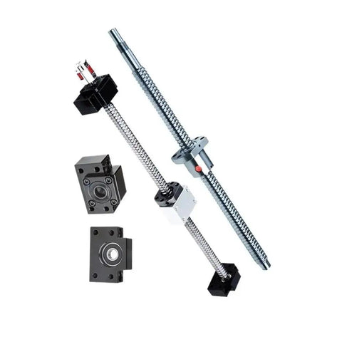 Beefed Up Anti Backlash Ball Screw Set For Machinery With Coupling, 500mm Long, Lightweight High Hardness Precision Drive Built For SFU Series