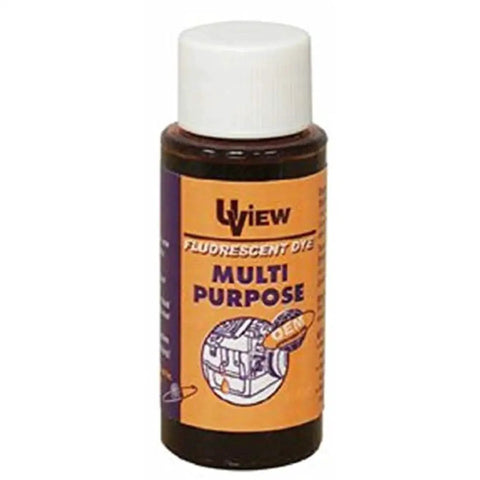 All Purpose UV Dye Kit For Engine Oil And Transmission Fluid 6 Pack 1 Oz Bottles, single bottle view