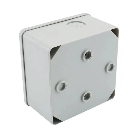 Universal Rotary Changeover Switch SZW26-20/D202.2D-W With Wider Master Exterior Box 660V 20A shown in gray exterior box