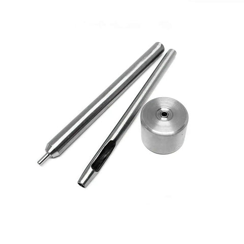 2mm Eyelet Hole Punch Die Tool Set With Base And Ram, Durable Stainless Steel Eyelet Setting Tool Grommet Setter