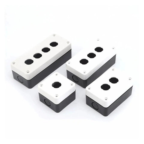 Four Rugged Double Position Control Switch Button Boxes with Waterproof and Explosion Proof Power Junction Enclosure for industrial use