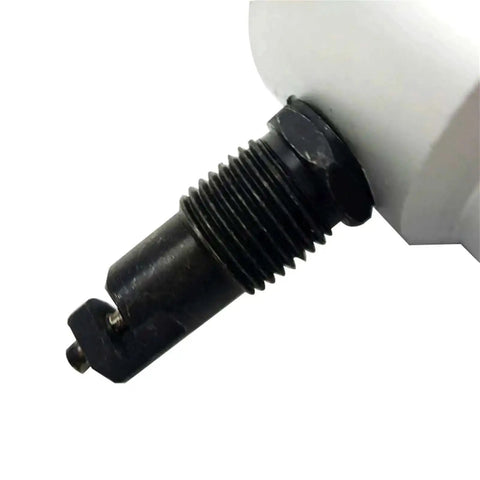 Close-up of Double Head Metal Nibbler Saw Cutter Tool Drill Attachment for sheet metal cutting with ergonomic handle