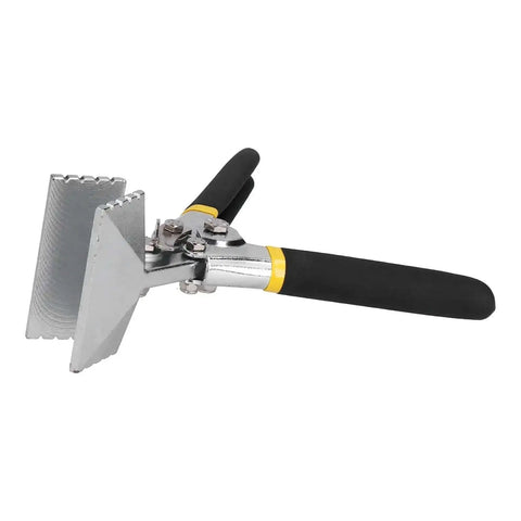 Pro Grade Sheet Metal Bending Pliers Hand Seamer 80mm with ergonomic handle and nickel-plated jaws for precise metal fabrication.