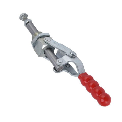 Rugged Heavy Duty Push Pull Toggle Clamp With 701 Lbs Holding Capacity, 180 Degree Quick Release, iron body, plastic handle