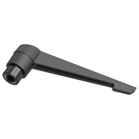 Adjustable Clamping Lever Handle with M6 Female Thread, Quick Release, Black Finish, 40mm Length, Comfortable Grip