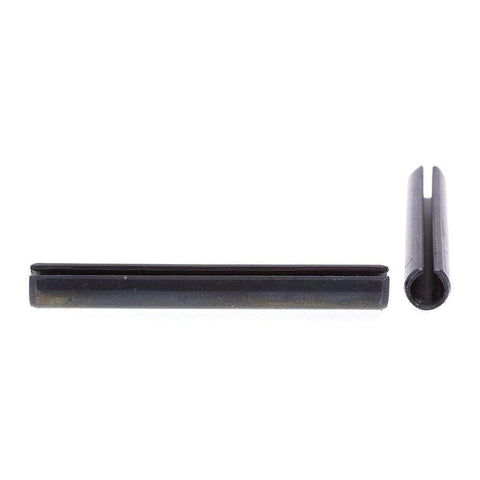 Slotted Spring Pins One Quarter Inch By Two Inch Plain Steel 25 Pack Roll Pins For Quick Insertion And Secure Hole Mounting In Automotive