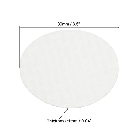 PATIKIL 89mm white foam lid liner, 1mm thick disc for bottle caps