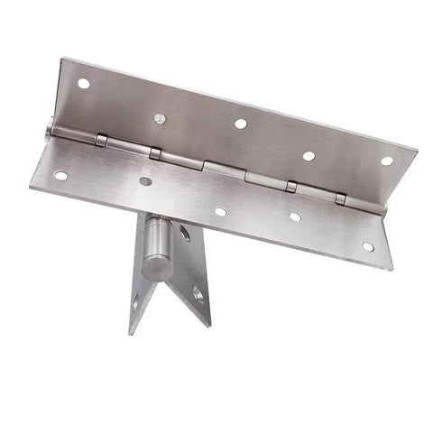 8 Inch Stainless Steel Ball Bearing Door Hinges For Heavy Duty Wood Doors With Square Corner One Eighth Inch Thick Matte Black Finish Includes Mounting Screws Load Capacity Up To 232 Pounds Per Hinge And Rust Proof Construction close-up