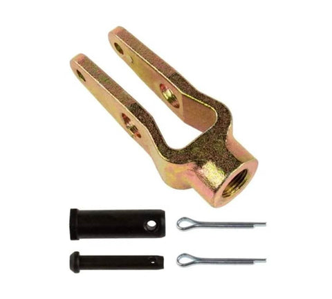 Slack Adjuster Double Pinned Straight Clevis Pin Kit With Pins Beefed Up For Air Brake Chambers Five Eighths Inch Diameter Eighteen Threads Per Inch