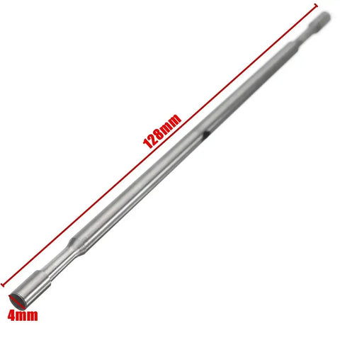 Nibbler Cutter Replacement Arbor For Sheet Metal, Double Head Cutting Tool Accessory, 128x4 mm steel arbor
