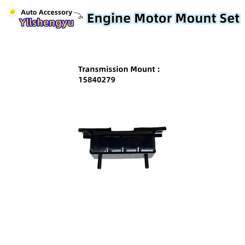 Transmission mount for GM trucks, associated with 3 Piece Engine Mount Kit For GM Trucks And SUVs 2015 To 2020 Fits Escalade Silverado 1500 Yukon XL Yukon 4WD Automatic Transmission Replaces 3275 3276 3249 Heavy Duty Hydraulic Engine And Transmission Mounts For Smoother Ride, part number 15840279.