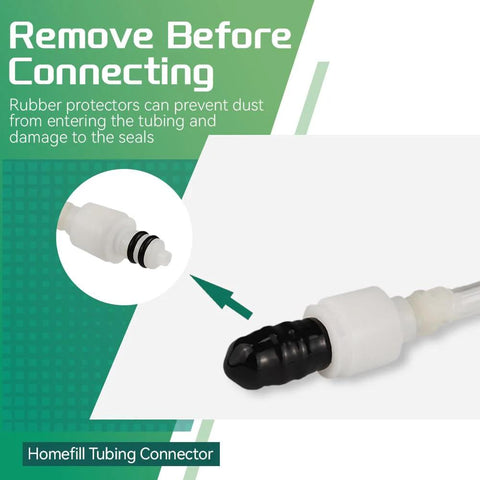 Coiled Homefill tubing connector assembly for oxygen systems, kink-free, self-retracting, 12 ft, Amazon