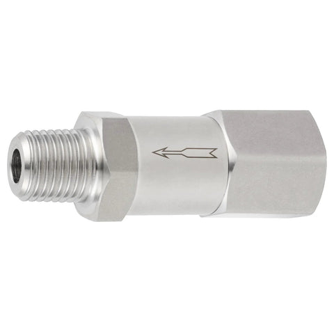 Yoebor detachable check valve, 304 stainless steel, 1/4 in FNPT x MNPT, one-way valve