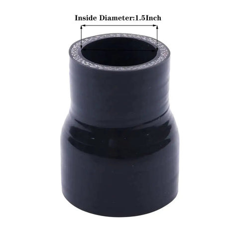1.5 To 2 Inch Silicone Reducer Coupler Reinforced Hose, 4-Ply Go-To Turbo Intercooler Intake Piping, Universal 38-51mm, High Temp