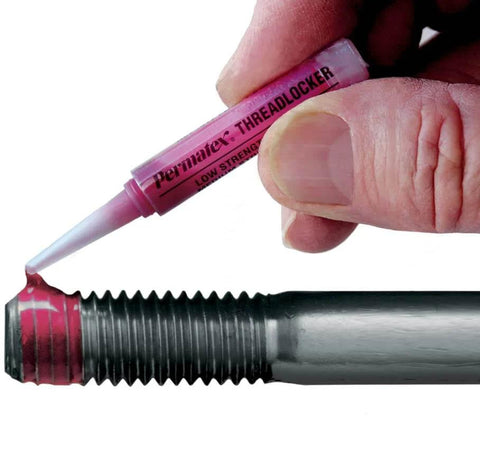Application of Red High Strength Threadlocker Gel 10 G OEM Spec Heavy Duty Locking Gel For 3/8 To 1 Inch Fasteners Keeps Bolts Snug