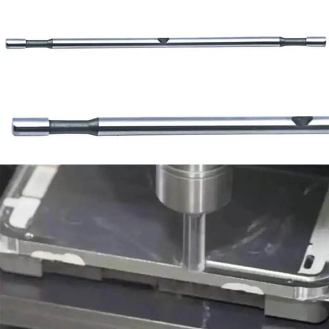 Metal Cutting Double Head Sheet Nibbler Cutter Drill Attachment in use on metal surface
