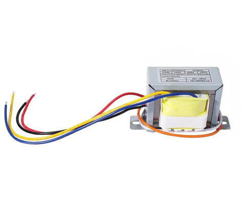 24V AC Transformer For HVAC Systems, Primary 120 208 240V To 24V Secondary, Isolation Replacement Transformer front view