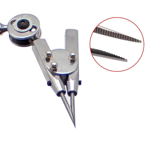 Universal Welding Fixture With Third Hand Soldering Station Jewelry Clamp And Double Head Weld Jig Rebound Tweezers close-up view