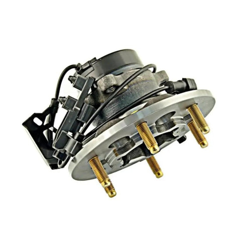 Chevy Colorado Front Passenger Wheel Hub And Bearing Assembly 2004 2008 With 2 Connector Terminals, 67.4 Millimeter Flange Offset, 6 Wheel Studs