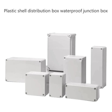 Outdoor ABS Plastic Waterproof Junction Box With Explosion Proof And Anti Corrosion Construction And Durable Rubber Seal various sizes
