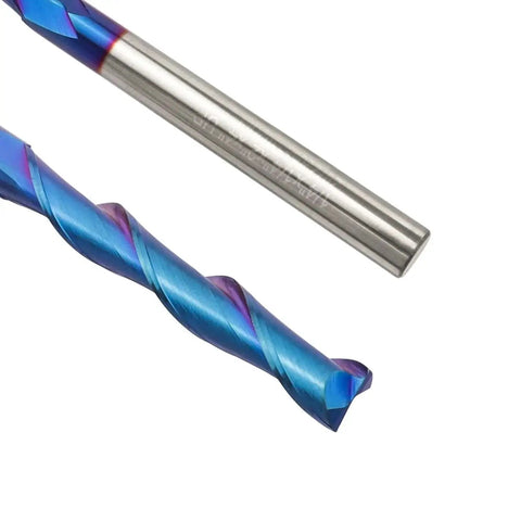 Upcut Spiral Router Bit For CNC Woodworking With One Quarter Inch Shank And One Quarter Inch Cutting Diameter Two Flute Long End Mill For Mortises Milling Carving And Engraving Carbide Construction Pro Grade Quality By Yakamoz.