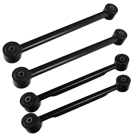 4 Piece Rear Suspension Upper And Lower Trailing Control Arm Kit For Left And Right Fits 2002 2009 Chevy Trailblazer GMC Envoy Buick Rainier Saab 9 7X Without Air Suspension