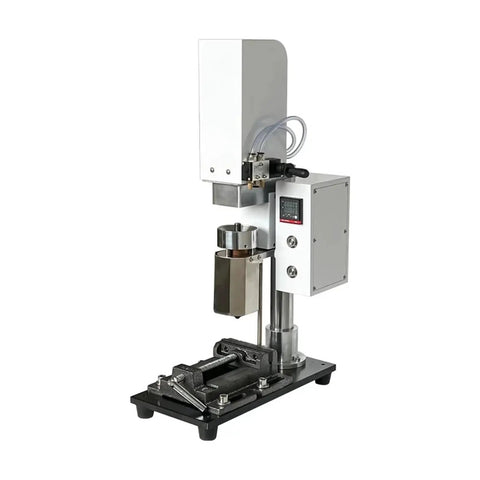 Vertical Injection Molding Machine 30g For Laboratory Use With Pneumatic Operation, Compact Desktop Mold Equipment, front view
