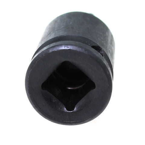 Close-up of black 3/8 in universal joint swivel socket adapter for impact wrenches
